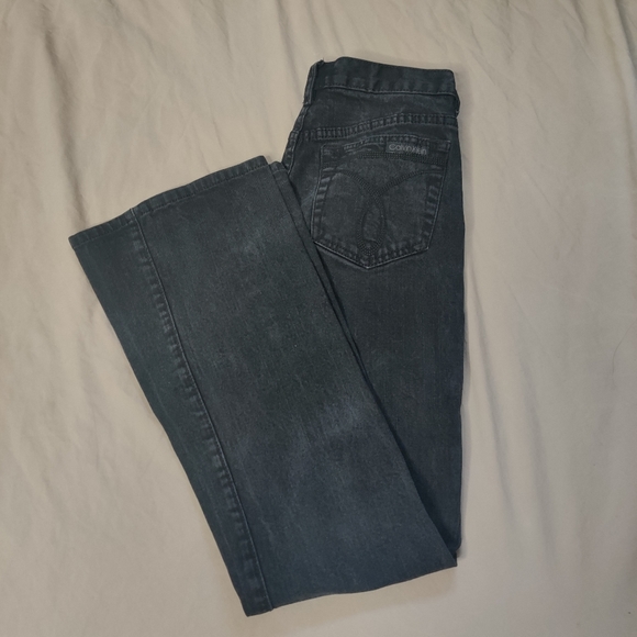Calvin Klein Black Flare Jeans - Picture 1 of 6
